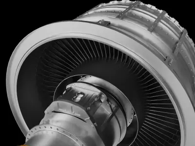 Jet Engine 3D print model