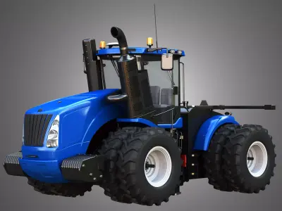NH - T9 Articulated Tractor 3D model