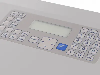 Mechanical Signature Reproduction Device White Rigged 3D model