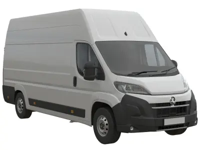 2024 Vauxhall Movano L4H3 Detailed interior 3D model