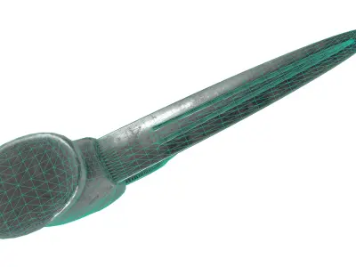 British WWI Robbins of Dudley Push Dagger Low-poly 3D model
