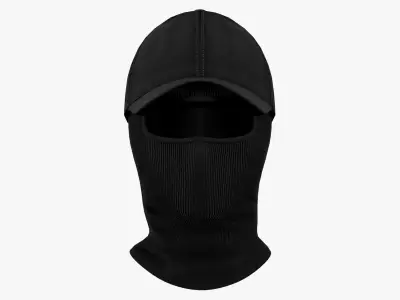 Balaclava with Baseball Cap Game Ready PBR 4K Low-poly 3D model