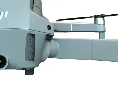 3D DJI MAVIC 2 PRO Low-poly 3D model