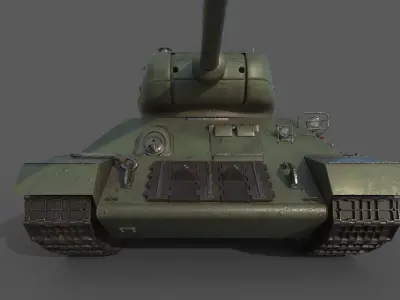 Tank T-34-85 1944 3D model
