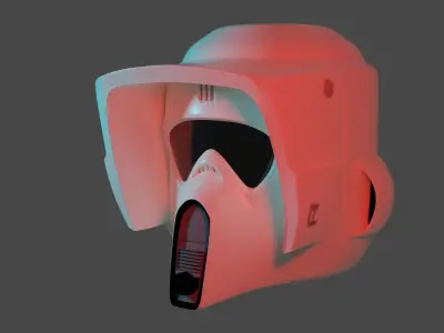 Scout Trooper Helmet 3D model