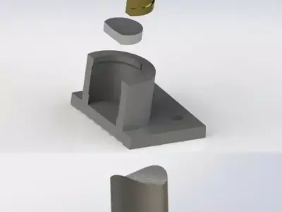 Footstep Bearing Free 3D model