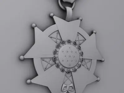 Legion Of Merit medal 3D model