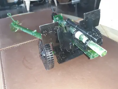 M2A1 105mm HOWITZER scale 1-16 3D print model