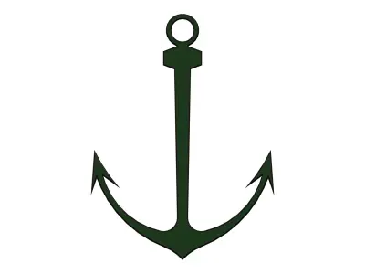 Anchor Green Ship 3D print model