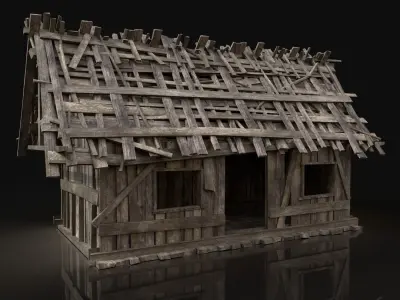 AAA Next Gen Cottage and Huts Pack Builder Collection 3D model