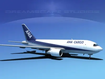 Boeing 767-100 ANA Cargo 3D model