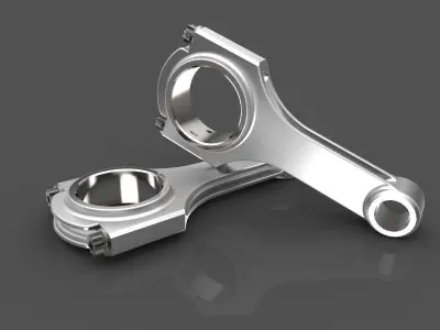 Connecting rod H profile 3D model