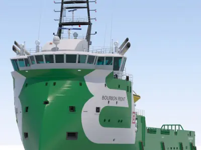 Platform Supply Vessel BOURBON FRONT 3D model