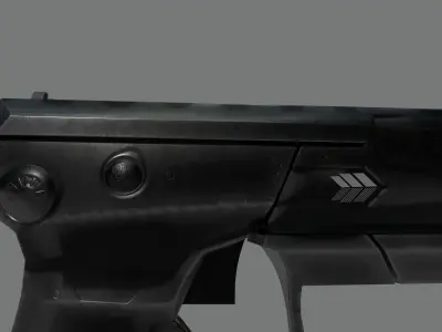 Free Futuristic Pistol Free low-poly 3D model