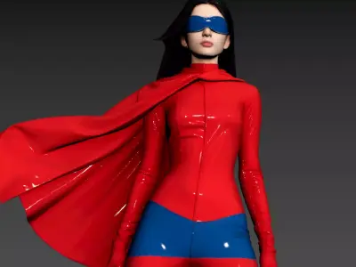 36 United States of America - Supergirl 3D model