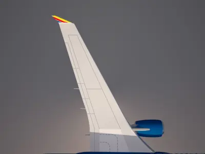 Southwest Airlines 737 max 8 3D model
