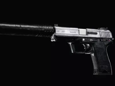 Pistol  USP Silenced Handgun  3D model