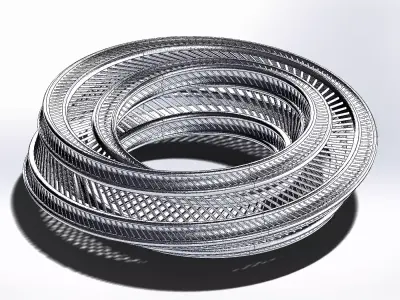 Complex Mobius Geometry 3D model