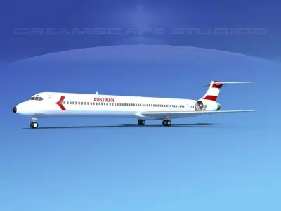 McDonnell Douglas MD-90 Austrian 3D model