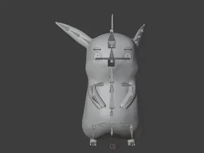 pikachu 3d model rigged Free 3D model