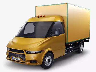 Generic Box Truck v 1 3D model