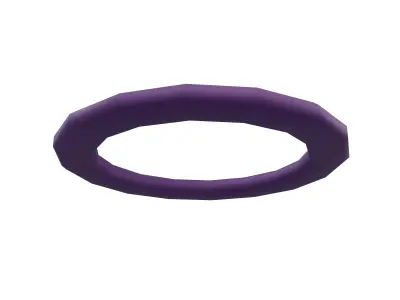 Hollow Circle v1 002 Low-poly 3D model