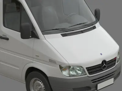 MB Sprinter Classic PanelVan MWB 3D model