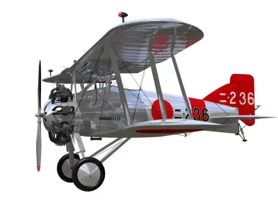 Nakajima A1N 3D model