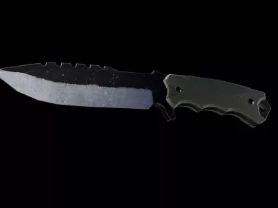  Tactical low poly Knife Low-poly 3D model