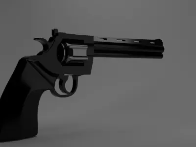 Colt Python 3D model