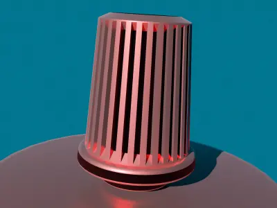 Conical Filter Free 3D model