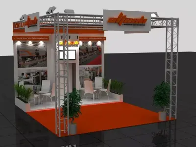 Wg Exhibition Stand 3D model