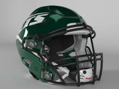NEW YORK JETS Helmet Football AFC EAST PBR updated 2025 3D model