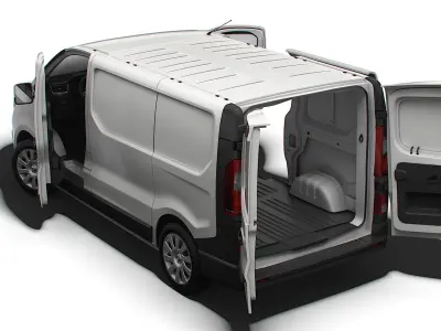 Renault Trafic L1H1 HQInterior 2023 3D model