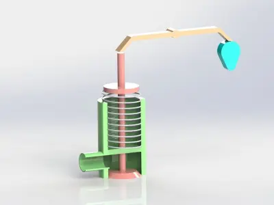 Valves Mechanism Free 3D model