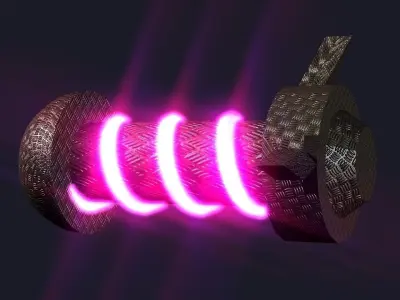Automatic Space charger Low-poly 3D model