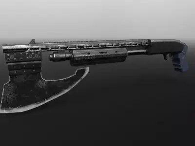 Shotgun-AXE Marvels 3D model