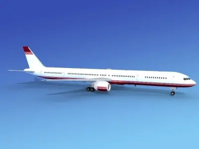 Boeing 757-300 Corporate 3 3D model
