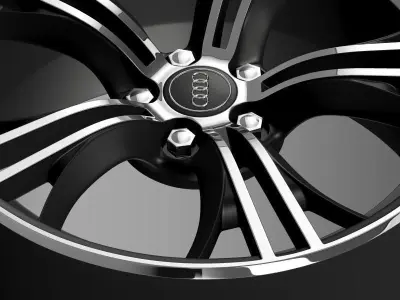 Audi R8 Exclusive rim 3D model