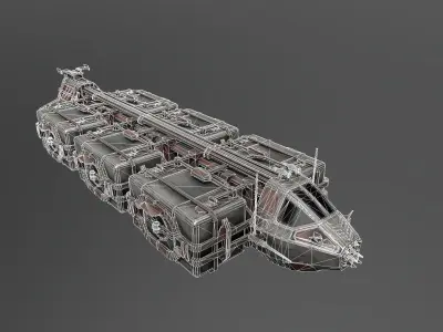 Cargo-Ship-Type-4 spaceship 3D model