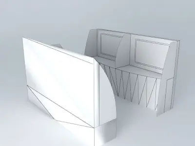 Alliance Airlines business class seats Free 3D model