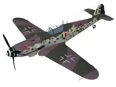 Messerschmitt Bf 109 G14 3D model