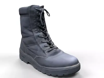 Military Boots Scan 3D model