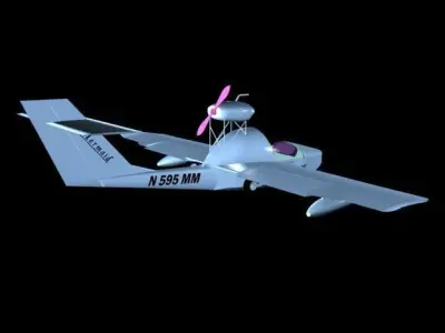 Mermaid Sport Aircraft 3D model