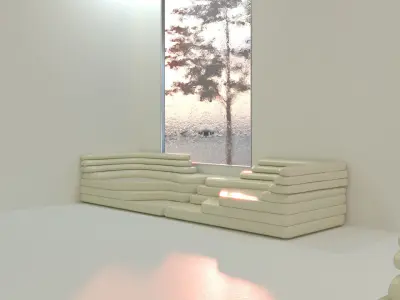 Modern Sofa Free 3D model 4