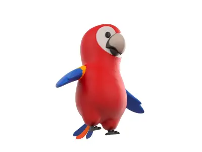 Character066 Parrot 3D model