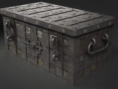 Armada Chest Low-poly 3D model