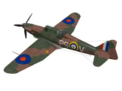 Boulton Paul Defiant Mk1 3D model
