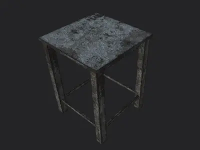 Stools stool Free low-poly 3D model