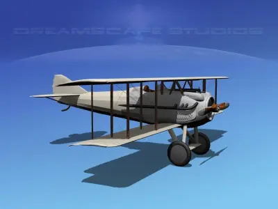  SPAD SXIII Unpainted 3D model